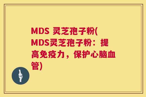 MDS 灵芝孢子粉(MDS灵芝孢子粉:提高免疫力,保护) MDS 灵芝孢子粉(MDS灵芝孢子粉:提高免疫力,保护)