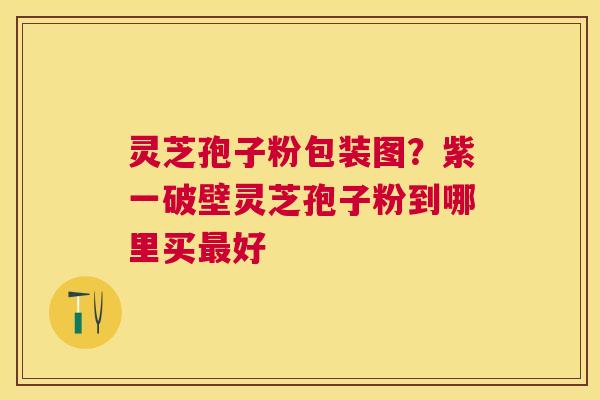 灵芝孢子粉包装图？紫一破壁灵芝孢子粉到哪里买好