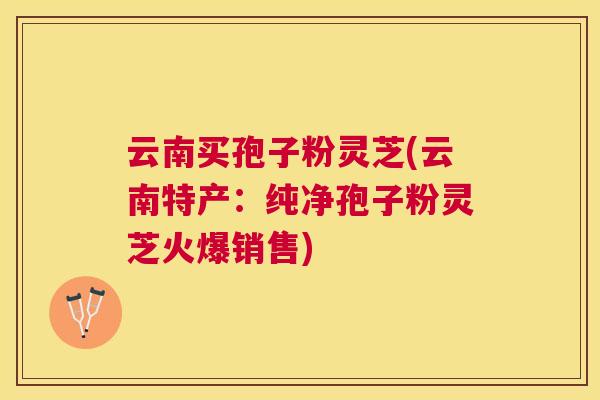 云南买孢子粉灵芝(云南特产：纯净孢子粉灵芝火爆销售)
