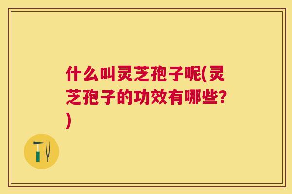 什么叫灵芝孢子呢(灵芝孢子的功效有哪些?) 什么叫灵芝孢子呢(灵芝孢子的功效有哪些?)