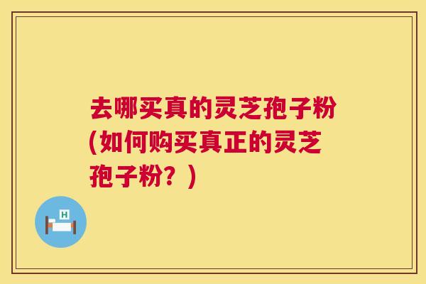 去哪买真的灵芝孢子粉(如何购买真正的灵芝孢子粉?) 去哪买真的灵芝孢子粉(如何购买真正的灵芝孢子粉?)