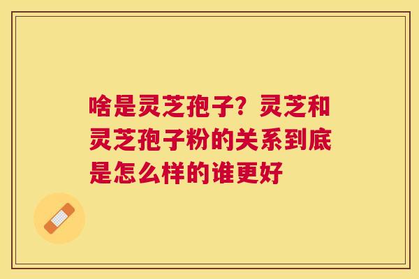 啥是灵芝孢子？灵芝和灵芝孢子粉的关系到底是怎么样的谁更好
