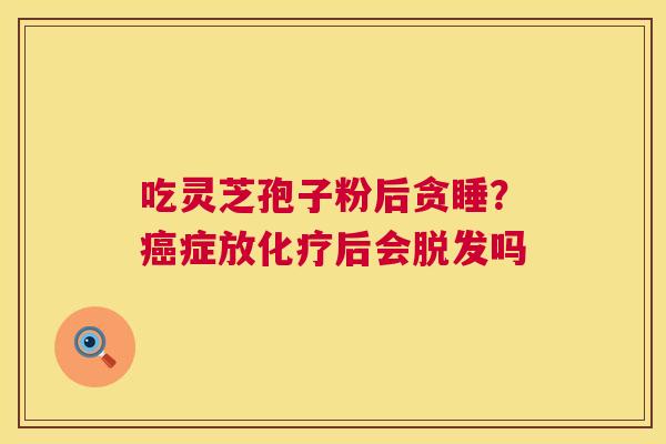 吃灵芝孢子粉后贪睡？症放后会吗