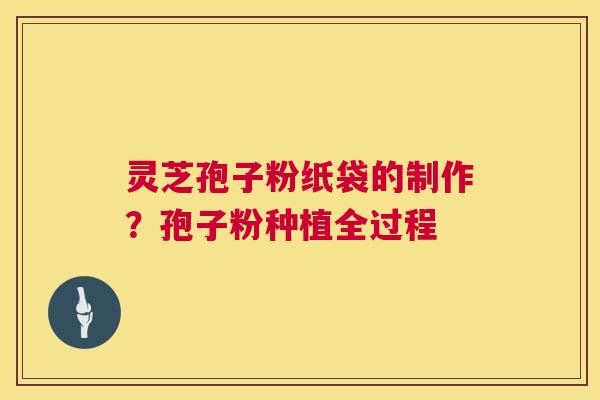 灵芝孢子粉纸袋的制作?孢子粉种植全过程 灵芝孢子粉纸袋的制作?孢子粉种植全过程