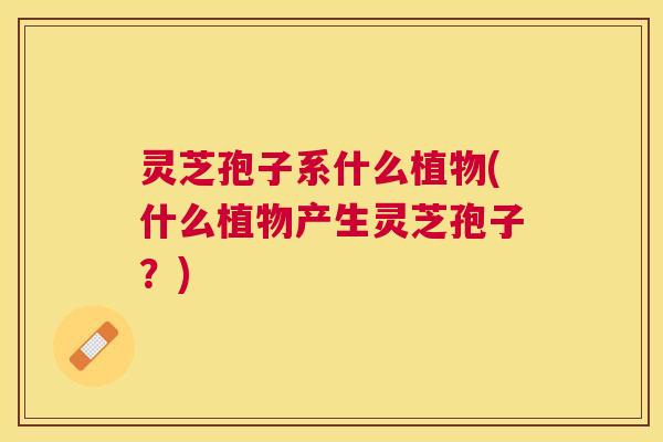 灵芝孢子系什么植物(什么植物产生灵芝孢子?) 灵芝孢子系什么植物(什么植物产生灵芝孢子?)