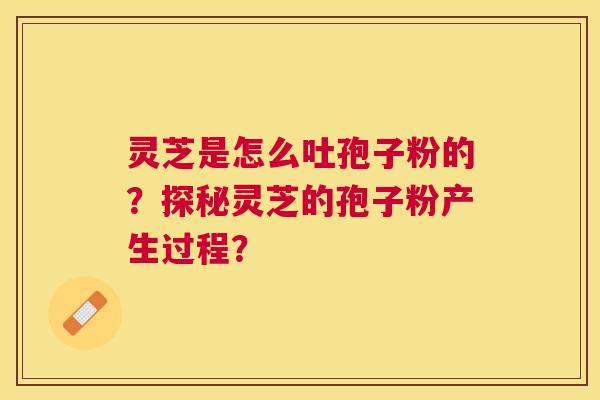 灵芝是怎么吐孢子粉的？探秘灵芝的孢子粉产生过程？