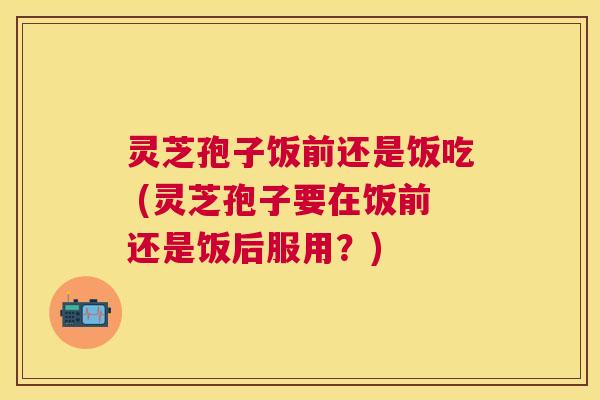 灵芝孢子饭前还是饭吃 (灵芝孢子要在饭前还是饭后服用？)