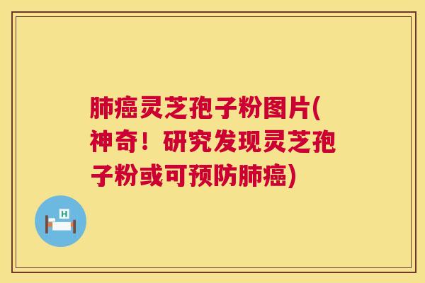 灵芝孢子粉图片(神奇!研究发现灵芝孢子粉或可) 灵芝孢子粉图片(神奇!研究发现灵芝孢子粉或可)
