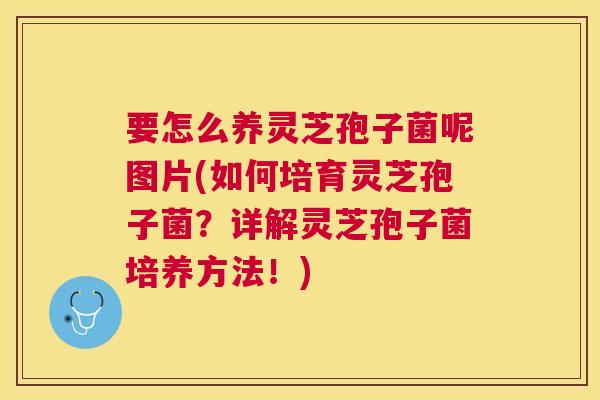 要怎么养灵芝孢子菌呢图片(如何培育灵芝孢子菌?详解灵芝孢子菌培养方法!) 要怎么养灵芝孢子菌呢图片(如何培育灵芝孢子菌?详解灵芝孢子菌培养方法!)