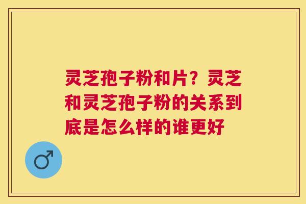 灵芝孢子粉和片?灵芝和灵芝孢子粉的关系到底是怎么样的谁更好 灵芝孢子粉和片?灵芝和灵芝孢子粉的关系到底是怎么样的谁更好