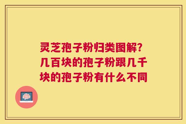灵芝孢子粉归类图解?几百块的孢子粉跟几千块的孢子粉有什么不同 灵芝孢子粉归类图解?几百块的孢子粉跟几千块的孢子粉有什么不同