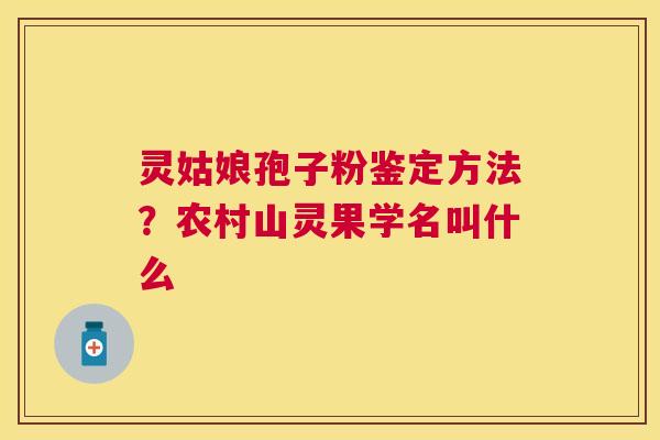 灵姑娘孢子粉鉴定方法？农村山灵果学名叫什么