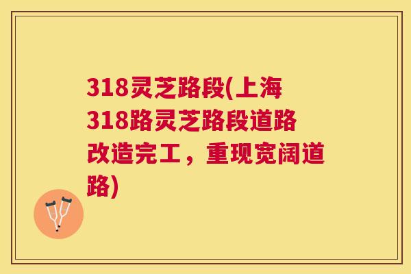 318灵芝路段(上海318路灵芝路段道路改造完工，重现宽阔道路)