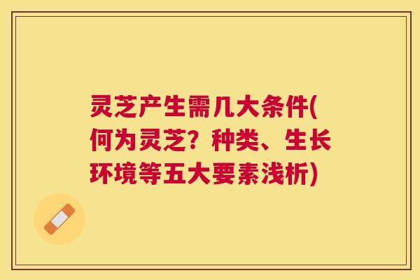 灵芝产生需几大条件(何为灵芝?种类、生长环境等五大要素浅析) 灵芝产生需几大条件(何为灵芝?种类、生长环境等五大要素浅析)