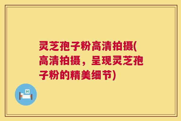 灵芝孢子粉高清拍摄(高清拍摄，呈现灵芝孢子粉的精美细节)
