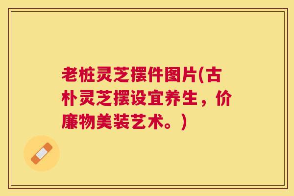 老桩灵芝摆件图片(古朴灵芝摆设宜养生,价廉物美装艺术。) 老桩灵芝摆件图片(古朴灵芝摆设宜养生,价廉物美装艺术。)