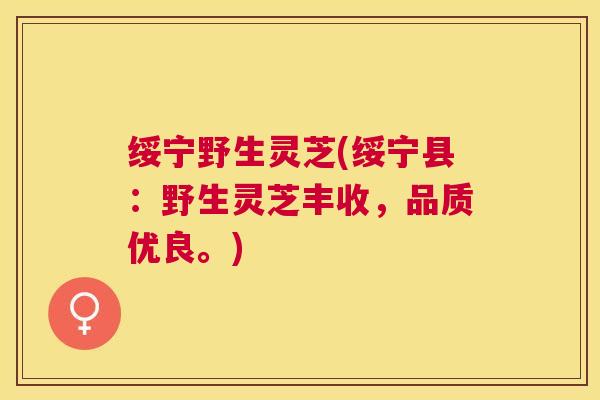 绥宁野生灵芝(绥宁县:野生灵芝丰收,品质优良。) 绥宁野生灵芝(绥宁县:野生灵芝丰收,品质优良。)