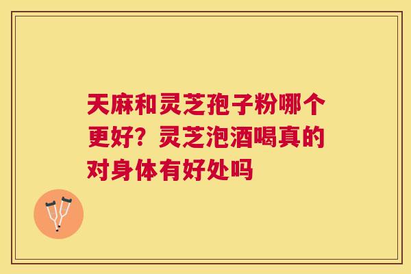 天麻和灵芝孢子粉哪个更好?灵芝泡酒喝真的对身体有好处吗 天麻和灵芝孢子粉哪个更好?灵芝泡酒喝真的对身体有好处吗