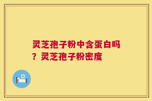 灵芝孢子粉中含蛋白吗？灵芝孢子粉密度