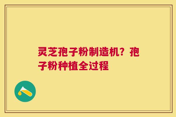 灵芝孢子粉制造机?孢子粉种植全过程 灵芝孢子粉制造机?孢子粉种植全过程