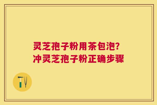 灵芝孢子粉用茶包泡?冲灵芝孢子粉正确步骤 灵芝孢子粉用茶包泡?冲灵芝孢子粉正确步骤