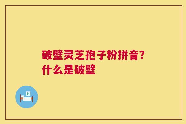 破壁灵芝孢子粉拼音？什么是破壁
