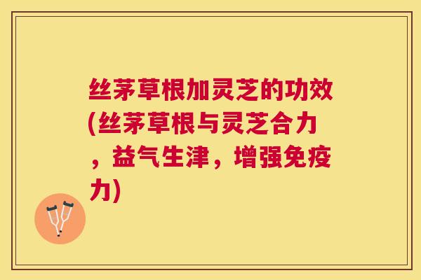 丝茅草根加灵芝的功效(丝茅草根与灵芝合力，益气生津，增强免疫力)