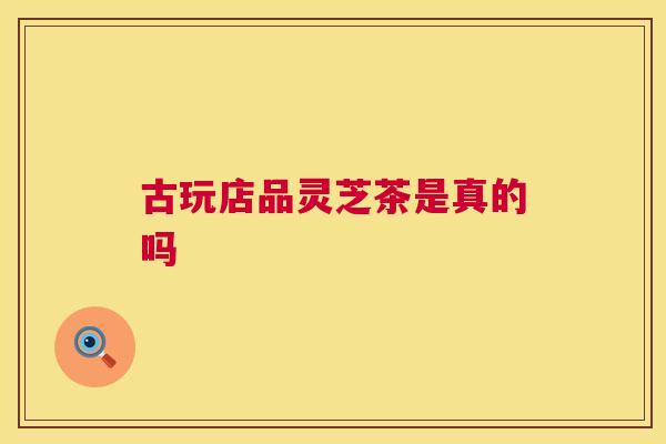 古玩店品灵芝茶是真的吗 古玩店品灵芝茶是真的吗
