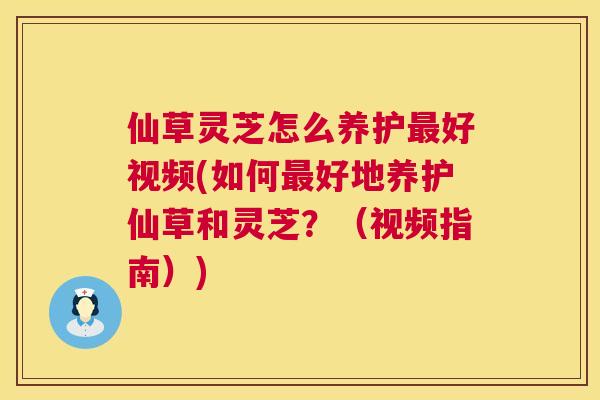 仙草灵芝怎么养护好视频(如何好地养护仙草和灵芝?(视频指南)) 仙草灵芝怎么养护好视频(如何好地养护仙草和灵芝?(视频指南))