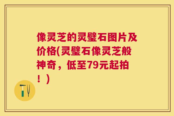 像灵芝的灵璧石图片及价格(灵璧石像灵芝般神奇,低至79元起拍!) 像灵芝的灵璧石图片及价格(灵璧石像灵芝般神奇,低至79元起拍!)