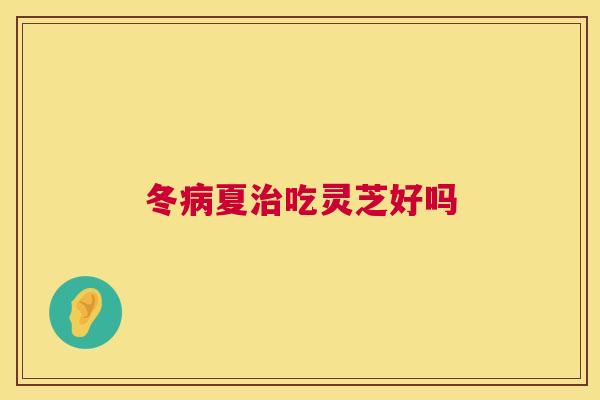 冬夏吃灵芝好吗 冬夏吃灵芝好吗