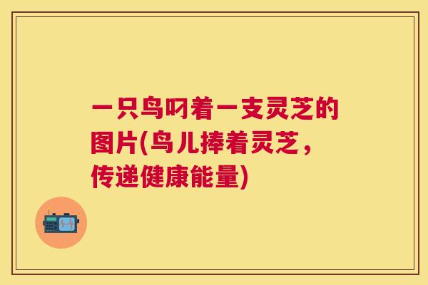 一只鸟叼着一支灵芝的图片(鸟儿捧着灵芝,传递健康能量) 一只鸟叼着一支灵芝的图片(鸟儿捧着灵芝,传递健康能量)