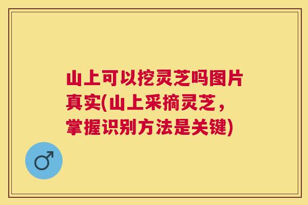 山上可以挖灵芝吗图片真实(山上采摘灵芝,掌握识别方法是关键) 山上可以挖灵芝吗图片真实(山上采摘灵芝,掌握识别方法是关键)