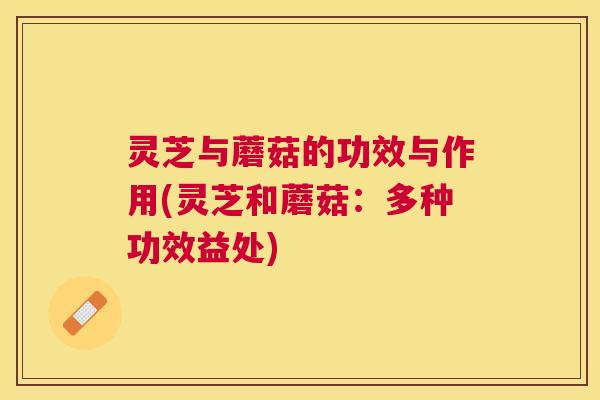灵芝与蘑菇的功效与作用(灵芝和蘑菇:多种功效益处) 灵芝与蘑菇的功效与作用(灵芝和蘑菇:多种功效益处)