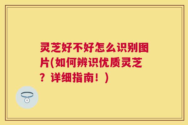 灵芝好不好怎么识别图片(如何辨识优质灵芝?详细指南!) 灵芝好不好怎么识别图片(如何辨识优质灵芝?详细指南!)
