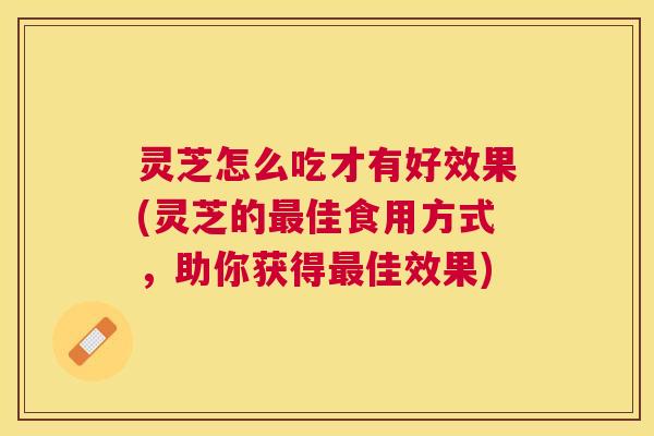 灵芝怎么吃才有好效果(灵芝的佳食用方式,助你获得佳效果) 灵芝怎么吃才有好效果(灵芝的佳食用方式,助你获得佳效果)