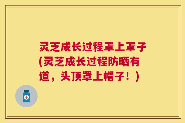 灵芝成长过程罩上罩子(灵芝成长过程防晒有道,头顶罩上帽子!) 灵芝成长过程罩上罩子(灵芝成长过程防晒有道,头顶罩上帽子!)