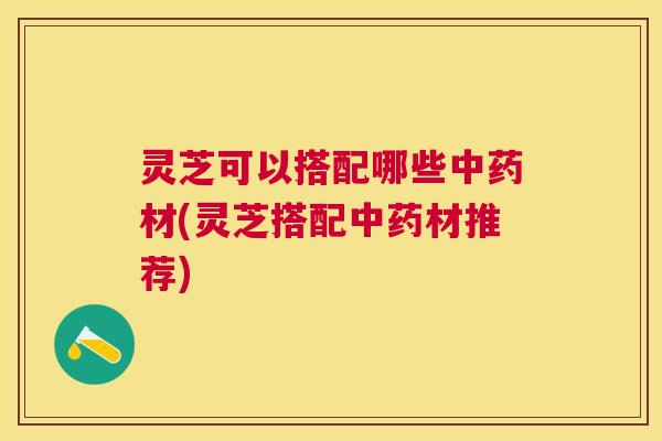 灵芝可以搭配哪些材(灵芝搭配材推荐)