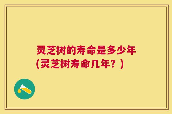 灵芝树的寿命是多少年(灵芝树寿命几年?) 灵芝树的寿命是多少年(灵芝树寿命几年?)
