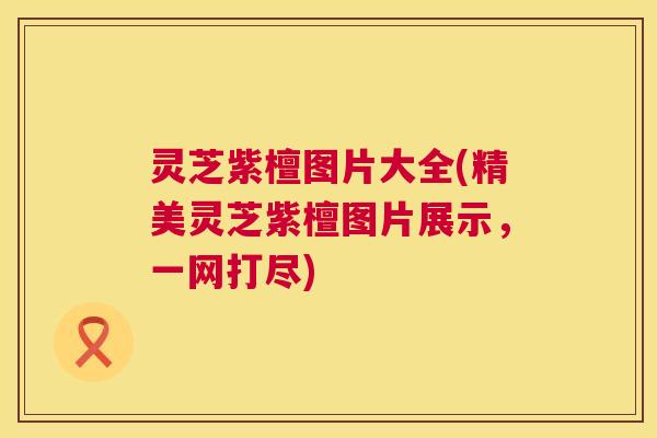 灵芝紫檀图片大全(精美灵芝紫檀图片展示，一网打尽)