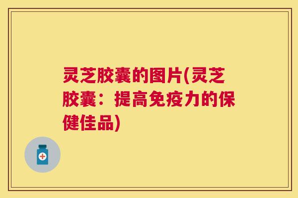 灵芝胶囊的图片(灵芝胶囊:提高免疫力的保健佳品) 灵芝胶囊的图片(灵芝胶囊:提高免疫力的保健佳品)