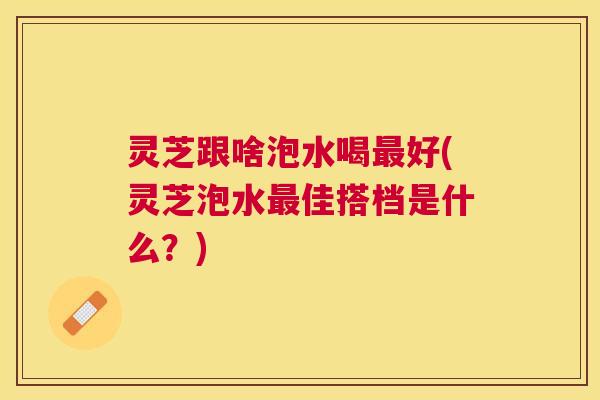 灵芝跟啥泡水喝好(灵芝泡水佳搭档是什么?) 灵芝跟啥泡水喝好(灵芝泡水佳搭档是什么?)