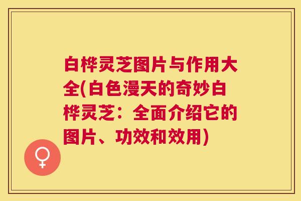白桦灵芝图片与作用大全(白色漫天的奇妙白桦灵芝:全面介绍它的图片、功效和效用) 白桦灵芝图片与作用大全(白色漫天的奇妙白桦灵芝:全面介绍它的图片、功效和效用)