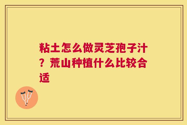 粘土怎么做灵芝孢子汁?荒山种植什么比较合适 粘土怎么做灵芝孢子汁?荒山种植什么比较合适