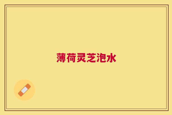 薄荷灵芝泡水 薄荷灵芝泡水