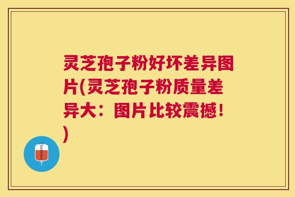 灵芝孢子粉好坏差异图片(灵芝孢子粉质量差异大：图片比较震撼！)