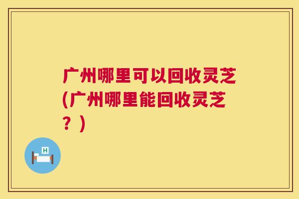 广州哪里可以回收灵芝(广州哪里能回收灵芝?) 广州哪里可以回收灵芝(广州哪里能回收灵芝?)