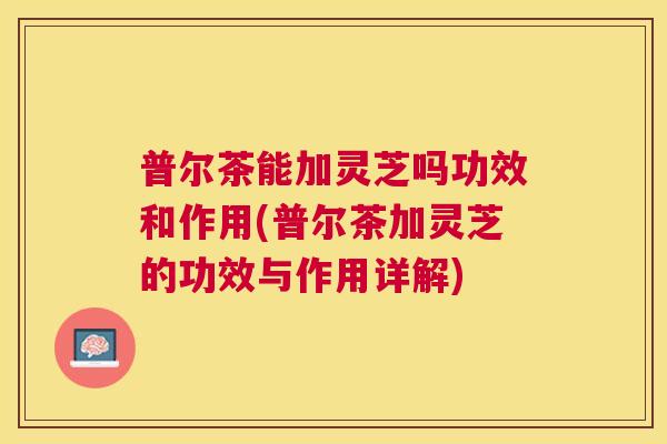 普尔茶能加灵芝吗功效和作用(普尔茶加灵芝的功效与作用详解)