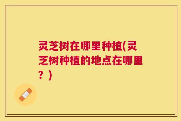 灵芝树在哪里种植(灵芝树种植的地点在哪里？)