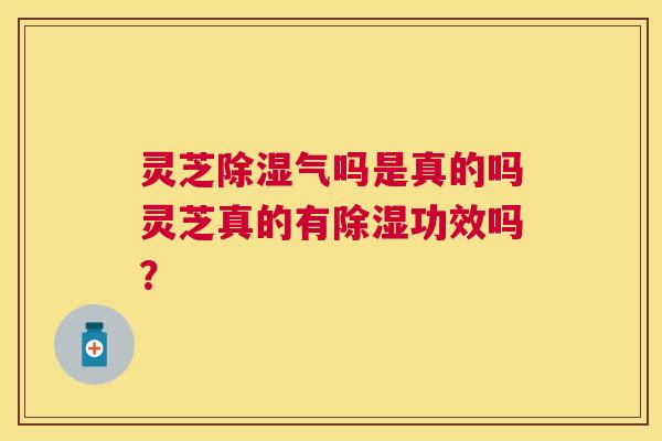 灵芝除湿气吗是真的吗灵芝真的有除湿功效吗？